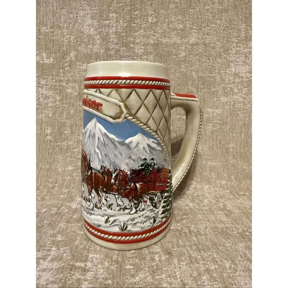 Vintage Budweiser 1985 A Series Beer Stein Collectible Mug